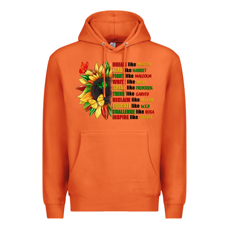 Dream Like Martin Juneteenth Premium Hoodie by CowGirlArtShop | Teevron