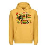Mustard dream like martin juneteenth Premium Hoodie - CowGirlArtShop