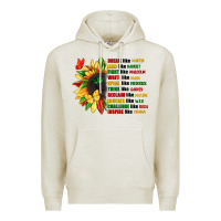 Oatmeal Heather dream like martin juneteenth Premium Hoodie - CowGirlArtShop