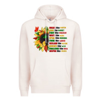 Pale Pink dream like martin juneteenth Premium Hoodie - CowGirlArtShop
