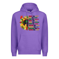 Purple dream like martin juneteenth Premium Hoodie - CowGirlArtShop