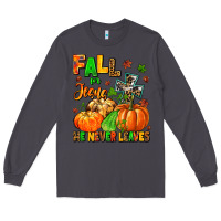 Smoke fall for jesus he never leaves Long Sleeve Tee - MaliasSmallBusiness