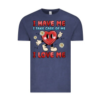 Vintage Denim i have me i take care of me i love me Vintage Tee - MaliasSmallBusiness