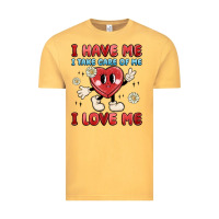Vintage Mustard i have me i take care of me i love me Vintage Tee - MaliasSmallBusiness