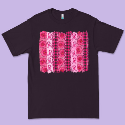 Breast Cancer Brushstroke Premium Tee Designed By Adodesignshop