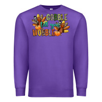 Purple gobble till you wobble Premium Sweatshirt - CowGirlArtShop