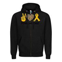 Black Peace Love Cure Zipper Hoodie - Bettercallsaul