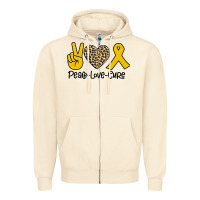 Sandshell Peace Love Cure Zipper Hoodie - Bettercallsaul