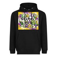 Black bead up bitches Heavyweight Hoodie - CowGirlArtShop