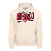 Sandshell Xoxo Love Urban Hoodie - FaDigitalArtStudio