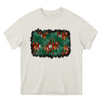 Cream christmas gift box and leopard background Heavy Core Tee - BundleAndBundleShop