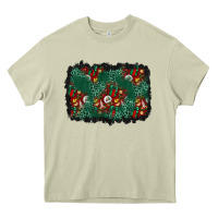 Mossy christmas gift box and leopard background Heavy Core Tee - BundleAndBundleShop