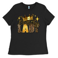 Black birthday lady Ladies Tee - RanaPortraitStore