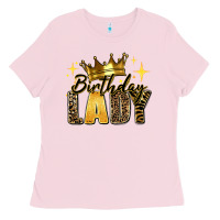 Bubblegum Pink birthday lady Ladies Tee - RanaPortraitStore