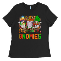 Black mexico chillin' with my gnomies Ladies Tee - JahusDesignShop