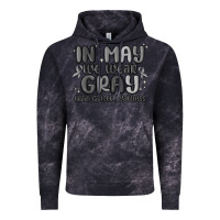 Cloud Black in may we wear gray brain cancer awareness Vintage Hoodie - MaliasSmallBusiness