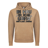Vintage Coffee in may we wear gray brain cancer awareness Vintage Hoodie - MaliasSmallBusiness