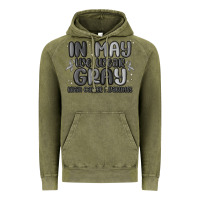 Vintage Olive in may we wear gray brain cancer awareness Vintage Hoodie - MaliasSmallBusiness