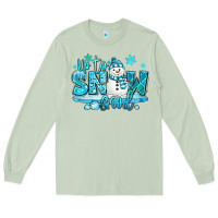 Up To Snow Good Winter Snowman Long Sleeve Tee | Teevron