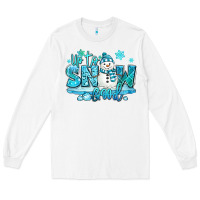 White up to snow good winter snowman Long Sleeve Tee - MaliasSmallBusiness