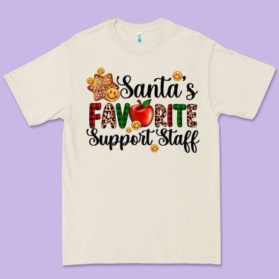 Santa's Favorite  Sport Staff Premium Tee Designed By Adodesignshop