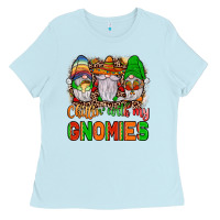 Baby Blue mexico chillin' with my gnomies Ladies Tee - JahusDesignShop