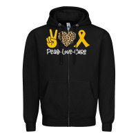 Black Peace Love Cure Zipper Hoodie - Bettercallsaul