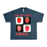Midnight Navy you are berry loved Urban Heavy Tee - MaliasSmallBusiness