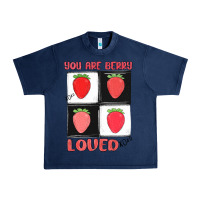 Navy you are berry loved Urban Heavy Tee - MaliasSmallBusiness
