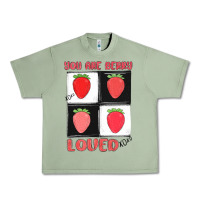 Oil Green you are berry loved Urban Heavy Tee - MaliasSmallBusiness