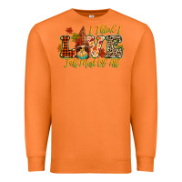 Carrot i think i love fall most of all Premium Sweatshirt - CowGirlArtShop