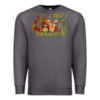 Charcoal Heather i think i love fall most of all Premium Sweatshirt - CowGirlArtShop