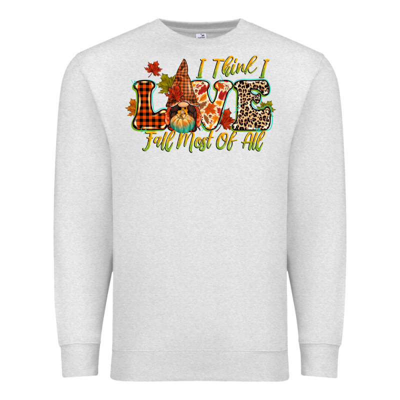 I Think I Love Fall Most Of All Premium Sweatshirt by CowGirlArtShop | Teevron