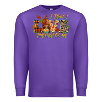 Purple i think i love fall most of all Premium Sweatshirt - CowGirlArtShop