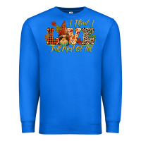 True Royal i think i love fall most of all Premium Sweatshirt - CowGirlArtShop