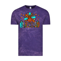 Cloud Purple blessed turkey Vintage Tee - JahusDesignShop
