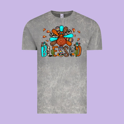 Blessed Turkey Vintage Tee Designed By Jahusdesignshop