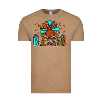 Vintage Coffee blessed turkey Vintage Tee - JahusDesignShop