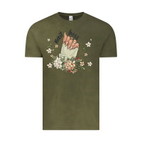 Vintage Olive nail boss Vintage Tee - MaliasSmallBusiness