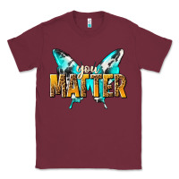 Burgundy you matter Classic Tee - NancyCooperArtShop