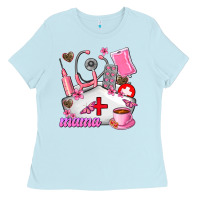 Baby Blue Mama Ladies Tee - AdoDesignShop