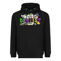 Black dentist mardi gras Heavyweight Hoodie - CowGirlArtShop