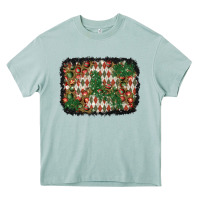 Arona christmas ornament and diamond plaid  background Heavy Core Tee - BundleAndBundleShop