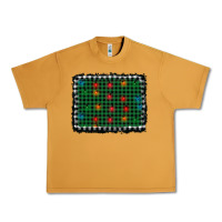 Peanut Butter christmas buffalo plaid and lights background Urban Heavy Tee - AdoDesignShop