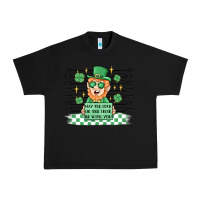 Black may the luck of the irish be with you Urban Heavy Tee - MaliasSmallBusiness