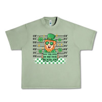 Oil Green may the luck of the irish be with you Urban Heavy Tee - MaliasSmallBusiness