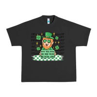 Pigment Black may the luck of the irish be with you Urban Heavy Tee - MaliasSmallBusiness