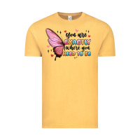 Vintage Mustard you sre exactly where you need to be Vintage Tee - MaliasSmallBusiness