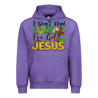 Tulip i don't need luck i've got jesus Urban Hoodie - FaDigitalArtStudio