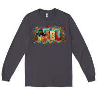 Smoke gobble with thanksgiving turkeys Long Sleeve Tee - MaliasSmallBusiness